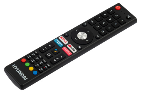 Телевизор QLED Hyundai 50" H-LED50QBU7500 Android TV Frameless черный 4K Ultra HD 60Hz DVB-T DVB-T2 DVB-C DVB-S DVB-S2 USB WiFi Smart TV