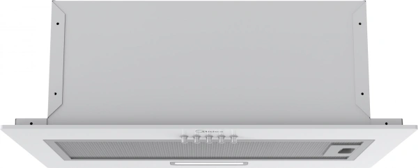 Вытяжка встраиваемая Midea MH60I301W белый управление: кнопочное (1 мотор)