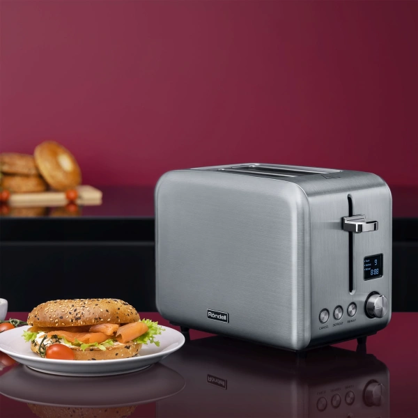 Тостер Rondell RDE-1203 950Вт стальной
