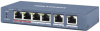 Коммутатор Hikvision DS-3E0106P-E/M 6x100Mb 4PoE+ 35W неуправляемый