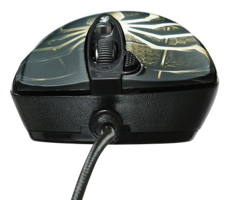 Мышь A4Tech Oscar Editor XL-747H коричневый/рисунок лазерная (3600dpi) USB2.0 (6but)