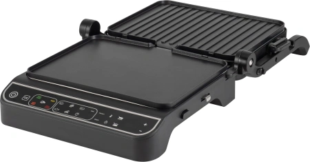 Электрогриль Hyundai HYG-7000 2000Вт серебристый/черный