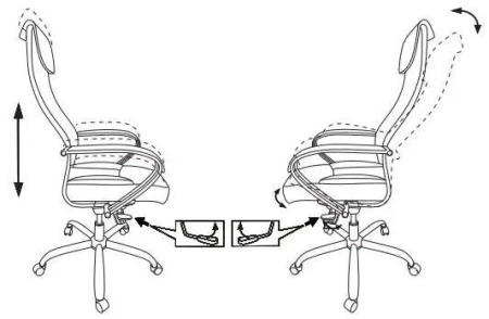 Кресло руководителя Бюрократ CH-609SL черный TW-01 TW-11 эко.кожа/сетка с подголов. крестов. металл хром