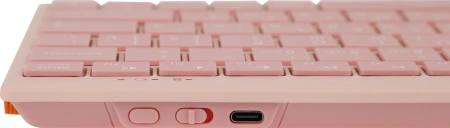 Клавиатура A4Tech Fstyler FBX51C розовый USB беспроводная BT/Radio slim Multimedia (FBX51C PINK)