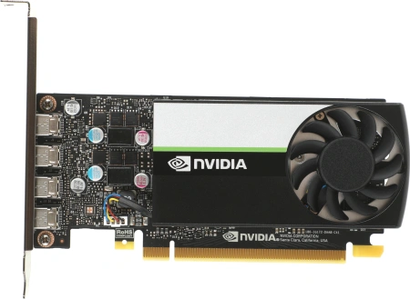 Видеокарта PNY PCI-E T1000 NVIDIA T1000 4096Mb 128 GDDR6 mDPx4 Bulk low profile