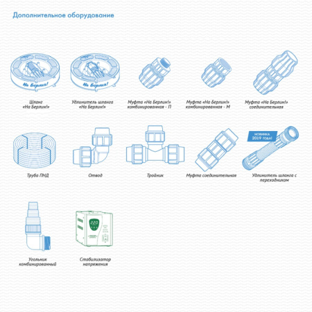 Насос дренажный Джилекс 140/6 250Вт 8400л/час (в компл.:Переходник "Елочка" на три размера шланга 25/32/40мм) (5400)