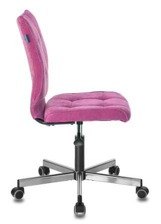 Кресло Бюрократ CH-330M малиновый Light-15 крестов. металл хром