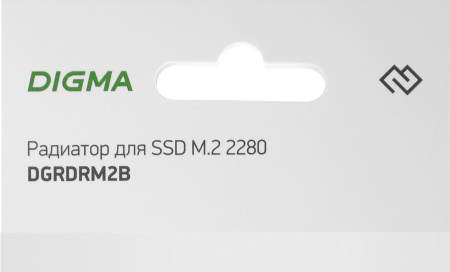 Радиатор для SSD Digma DGRDRM2B металл Ret