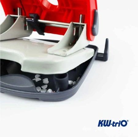 Дырокол Kw-Trio Vortex Medium 96P0 макс.:25лист. металл/пластик разные варианты цветов отв.:2 с линейкой