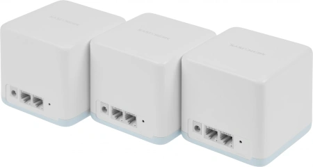 Бесшовный Mesh роутер Mercusys Halo H30(3-pack) AC1200 10/100BASE-TX компл.:устройство/крепления/адаптер белый (упак.:3шт)