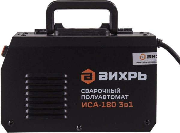 Сварочный полуавтомат Вихрь ИСА-180 3в1 инвертор FLUX, MMA,TIG-Lift 4.8кВт