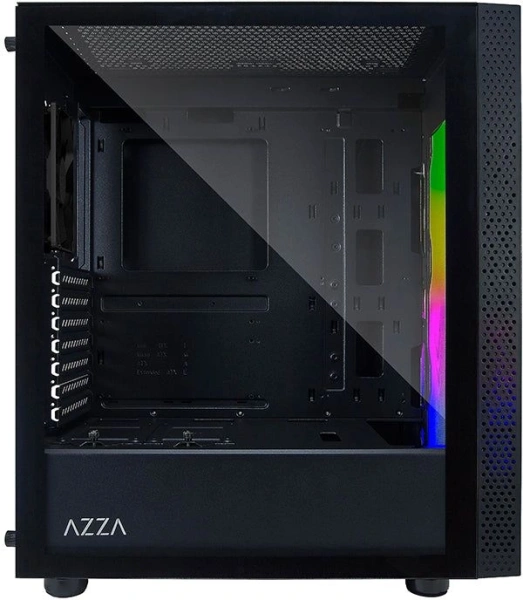 Корпус Azza Celesta F черный без БП ATX 1x120mm 2xUSB2.0 1xUSB3.0 audio bott PSU