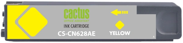 Картридж струйный Cactus CS-CN628AE №971XL желтый (110мл) для HP DJ Pro X476dw/X576dw/X451dw