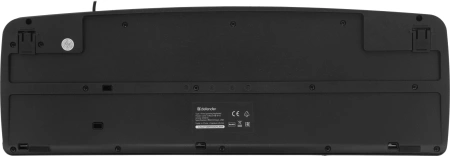 Клавиатура Defender Office HB-910 черный USB