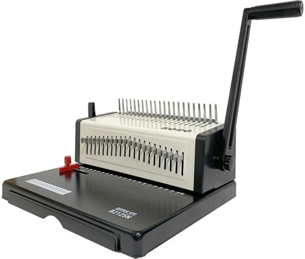 Переплетчик Office Kit B2125N A4/перф.23л.сшив/макс.500л./пластик.пруж. (4.5-51мм)