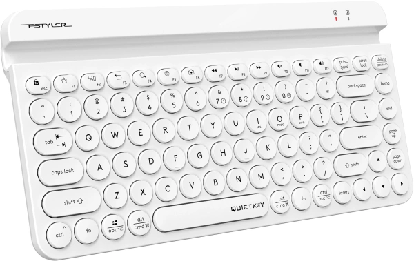 Клавиатура A4Tech Fstyler FBK30 белый USB беспроводная BT/Radio slim Multimedia (FBK30 WHITE)