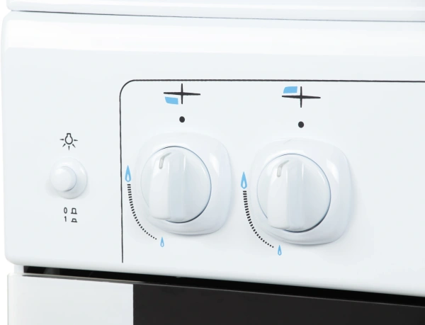 Плита Газовая Gefest ПГ 6100-01 белый реш.чугун