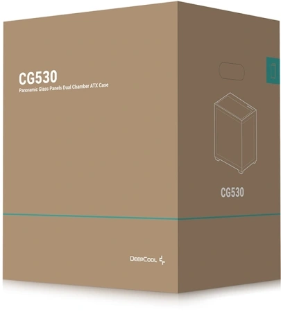Корпус Deepcool CG530 черный без БП ATX 10x120mm 4x140mm 1xUSB2.0 2xUSB3.0 audio bott PSU