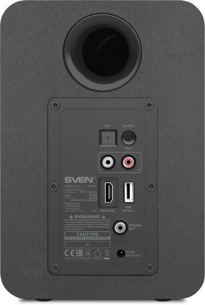 Колонки Sven АС SPS-830 2.0 черный 60Вт BT