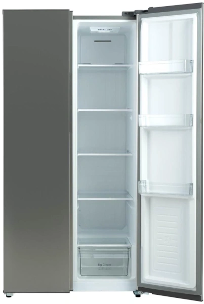 Холодильник Бирюса SBS 400 I 2-хкамерн. нержавеющая сталь