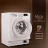 Стиральная машина Weissgauff WMI 6147 Inverter Steam класс:A+++ загрузка до 7кг отжим:1400об/мин белый инвертер