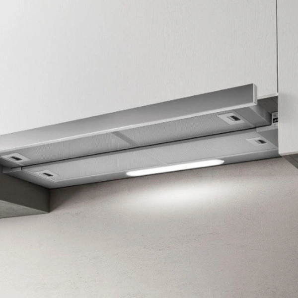 Вытяжка встраиваемая Elica Elite 35 GRIX/A/90 серебристый управление: кнопочное (1 мотор)