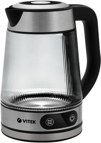 Чайник электрический Vitek VT-8825 1.8л. 2200Вт прозрачный корпус: стекло