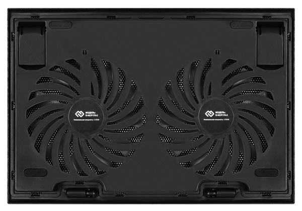 Подставка для ноутбука Digma D-NCP170-2 17"390x270x27мм 20дБ 2xUSB 2x 150ммFAN 600г черный