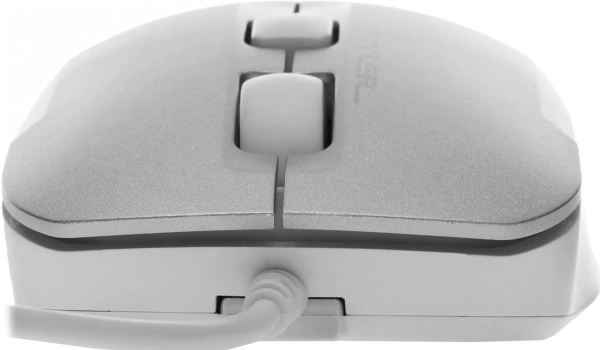 Мышь A4Tech Fstyler FM26 серебристый/белый оптическая (1600dpi) USB для ноутбука (4but)