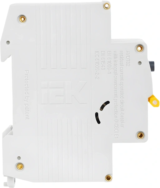 Выключатель автом. дифф. тока IEK MAD22-5-016-C-30 АВДТ 32 16A тип C 6kA 30мА A 1П+Н 230В 2мод белый (упак.:1шт)