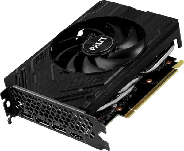 Видеокарта Palit PCI-E 4.0 RTX4060TI STORMX OC NVIDIA GeForce RTX 4060TI 8Gb 128bit GDDR6 2310/18000 HDMIx1 DPx3 HDCP Ret