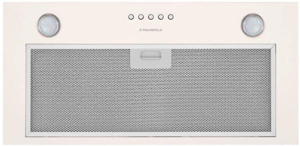 Вытяжка встраиваемая Maunfeld Crosby Singl 60 бежевый управление: кнопочное (1 мотор)