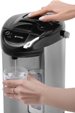 Термопот Vitek Midnight VT-1199 4.2л. 730Вт черный/серебристый