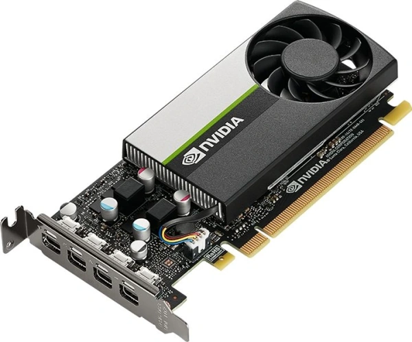 Видеокарта PNY PCI-E T1000 NVIDIA T1000 4096Mb 128 GDDR6 mDPx4 Bulk low profile