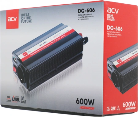 Автоинвертор ACV DC-606 600Вт