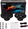 Колонки автомобильные Kicx SA 165 150Вт 92дБ 4Ом 16.5см (6 1/2дюйм) (ком.:2кол.) коаксиальные четырехполосные