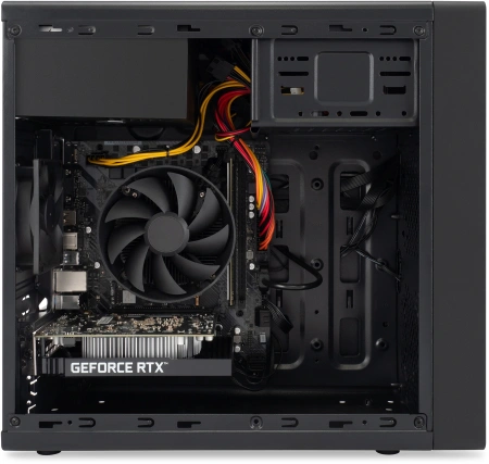 ПК IRU Game 510H6SEA MT i3 13100F (3.4) 16Gb SSD512Gb RTX3050 6Gb Free DOS GbitEth 500W черный (2074666)