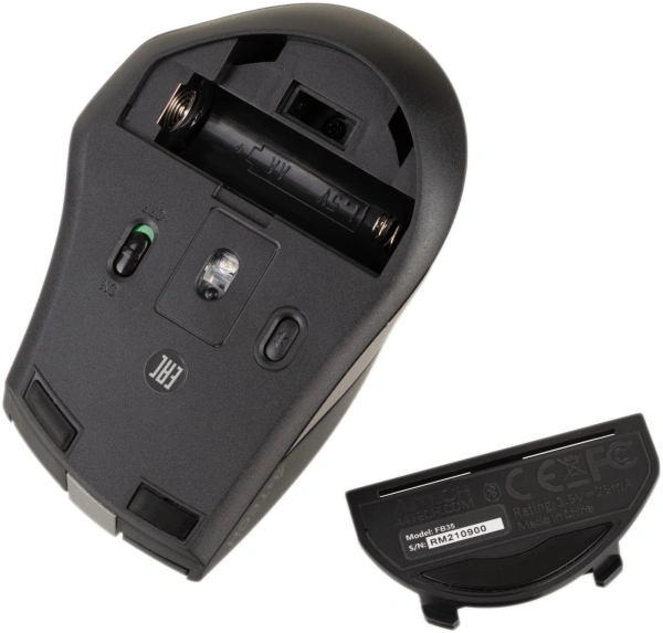 Мышь A4Tech Fstyler FB35 серый оптическая (2000dpi) беспроводная BT/Radio USB для ноутбука (6but)