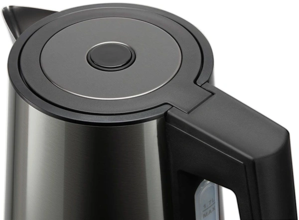 Чайник электрический Redmond KM244 1.7л. 2200Вт серый корпус: нерж.сталь/пластик