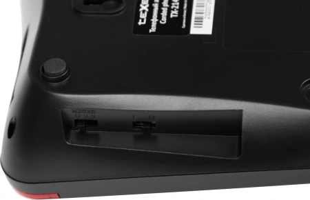 Телефон проводной Texet TX-214 черный