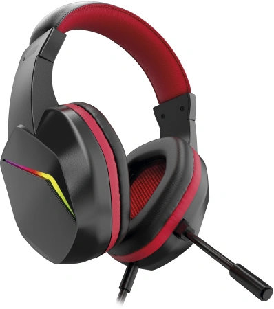 Наушники с микрофоном Оклик HS-L335G черный 2.2м мониторные USB оголовье (1972582)