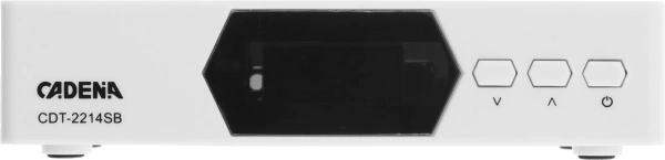 Ресивер DVB-T2 Cadena CDT-2214SB белый