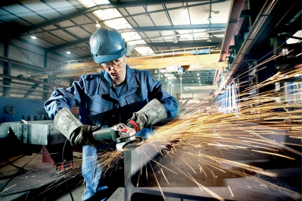 Углошлифовальная машина Metabo WEVA 15-125 1550Вт 11000об/мин рез.шпин.:M14 d=230мм (600496000)