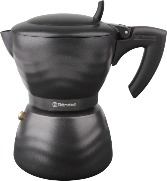 Кофеварка гейзерн. Rondell Walzer RDA-432 0.3л алюминий черный