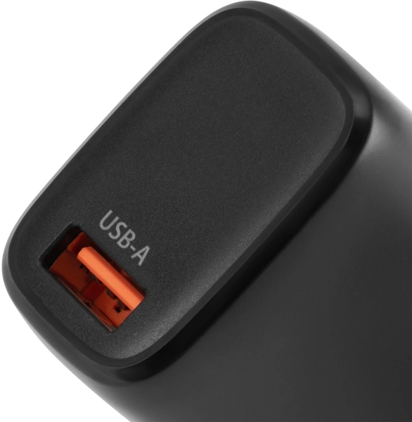 Сетевое зар./устр. Buro BUWG1 18W 3A (QC) USB-A универсальное черный (BUWG18P100BK)
