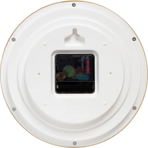 Часы настенные аналоговые Бюрократ WALLC-R83P D22см белый/бежевый (WALLC-R83P22/IVORY)