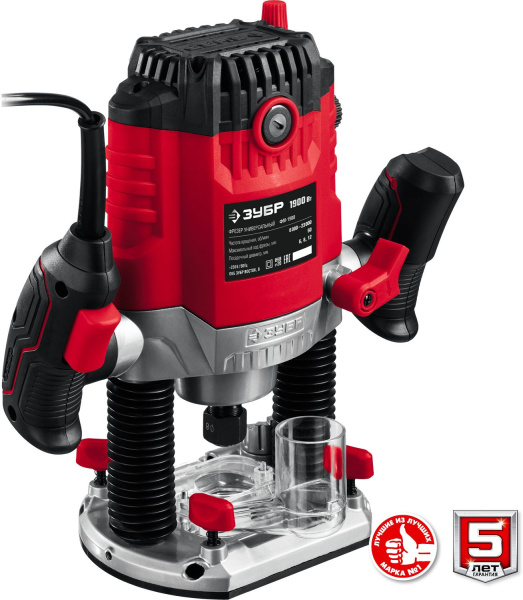 Фрезер Зубр ФМ-1900 1900Вт 23000об/мин макс.ход:50мм