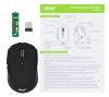 Мышь Acer OMR050 черный оптическая (1600dpi) беспроводная BT/Radio USB (6but)