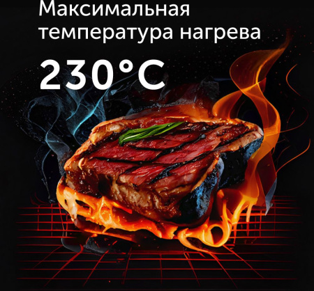 Электрогриль Red Solution SteakPRO RGM-M814 1950Вт черный/серый