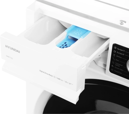 Стиральная машина Hyundai HWM 7142 класс:A+++ загрузка до 8кг отжим:1400об/мин белый